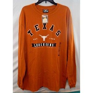 Vintage Texas Longhorns L/S Men’s Size LG T-Shirt NWT 100% Cotton Steve & Barry